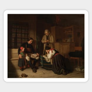 The Last Bed of The Little One by Amalia Lindegren Sticker